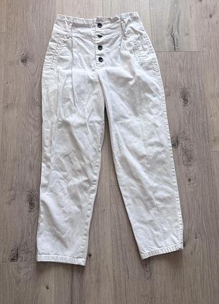 Білі джинси h&m р.s