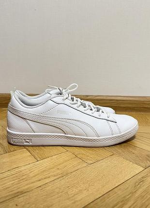 Жіночі кросівки puma білі шкіряні 36.5-37 розмір