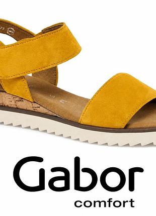 Оригінал жіночі сандалії натуральна замша від gabor