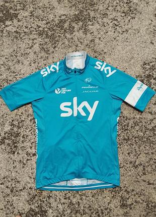 Велофутболка rapha team sky (m)