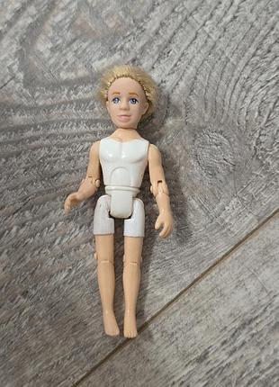 Винтажная шарнирная кукла polly pocket по имени rick.