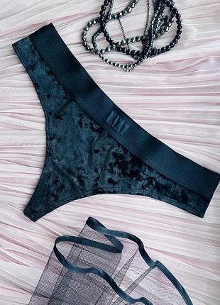 Трусики оксамит victoria’s secret