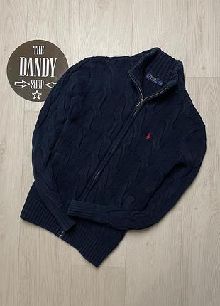 Женская зип кофта, свитер polo ralph lauren, размер s-m