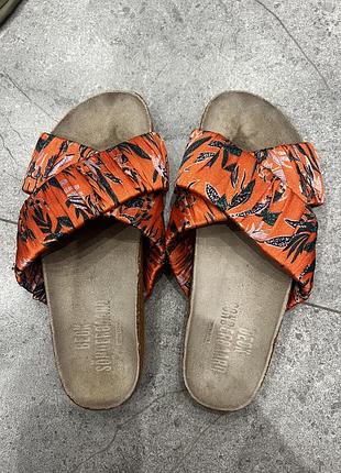 Не birkenstock, модель у схожому стилі. бренд decv. шльопанці