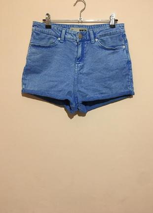 Шорты topshop moto acid aqua hotpants w302 фото