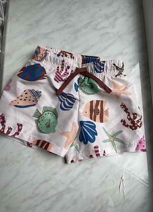 Дитячі фірмові h&m купальні шорти 98-104см як нові