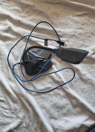 Микрофон promate streamer led, usb blue (streamer.blue)