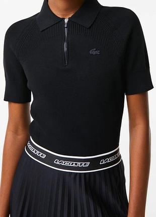 Чорне поло lacoste