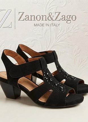 Женские новые роскошные,натуральные босоножки zanon &amp; Cago,р.40,5