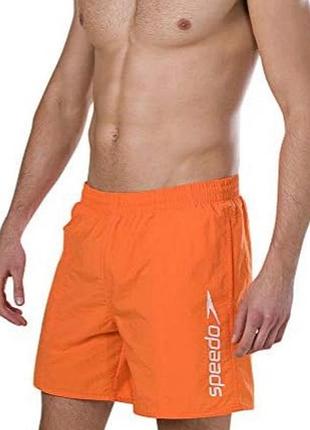 Плавальні шорти speedo scope 16" watershort чоловічі m помаранчеві з карманами