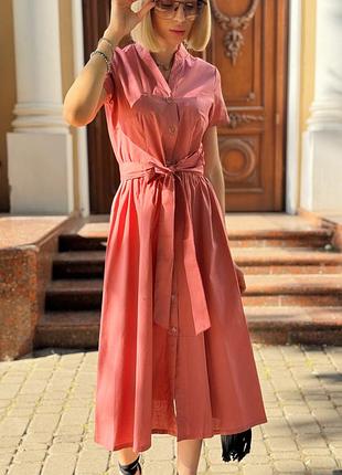 💛довга коттонова сукня