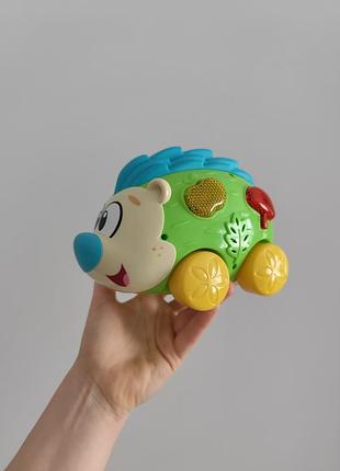 Интерактивная игрушка-каталка ежей, украинский