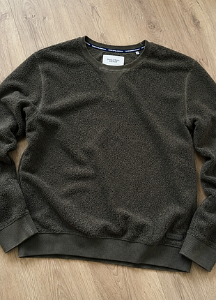 Свитшот marc o'polo denim original теплый хаки l-xl