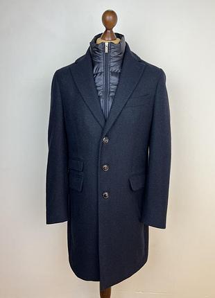 Boggi x vitale barberis insulated wool coat утепленное шерстяное пальто богги милано