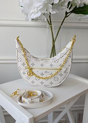 Сумка louis vuitton loop белая