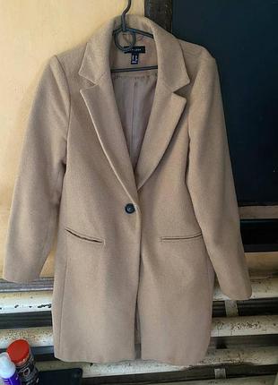 Терміновий продаж класичне бежеве пальто new look s-m