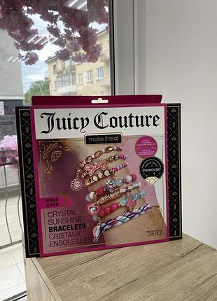 Набір для створення прикрас juicy couture — crystal sunshine bracelets від бренду make it real