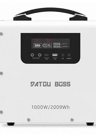 Lifepo4 2009 вт*г зарядна станція datouboss портативна з низьким рівнем шуму