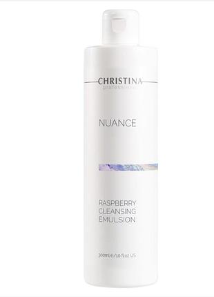 Очищувальна емульсія christina nuance raspberry cleansing emulsion, 300 мл
