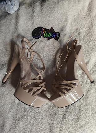 Босоножки стрипы pleaser одиночки