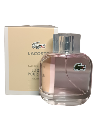 Жіноча туалетна вода lacoste l.12.12 pour elle elegant (лакоста пур ель елегант) 90 мл