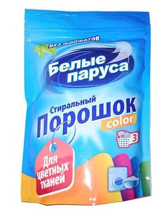 Стиральный порошок бесфосфатный колор 400г (дой пак) тм парас