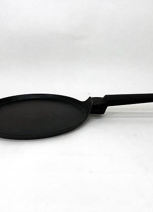 Млинна сковорода 24 см magio mg-1169 кована антипригарна, сковорода для дому, зручна на кухню