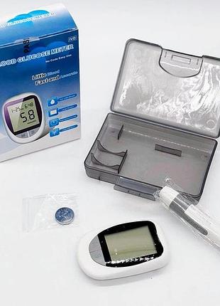 Аппарат для измерения сахара 50 тестов от батарейки glucose meter by-100 для контроля уровня глюкозы в крови