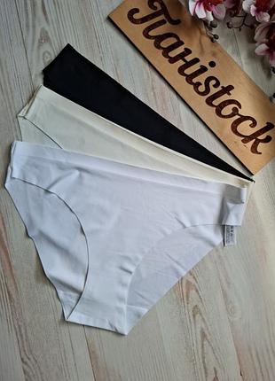 Комплект безшовних трусиків primark s 3шт