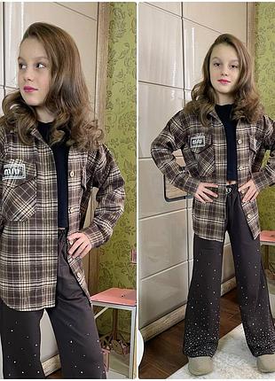 Рубашка для девочки 4