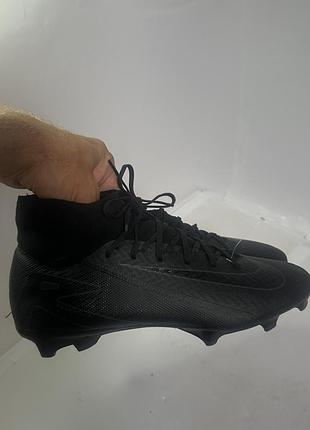 Бутси nike zm superfly 10 acad fg/mg black розмір 41