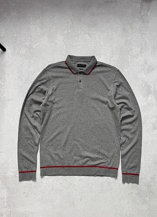 Стильний чоловічий лонгслів від бренду massimo dutti
