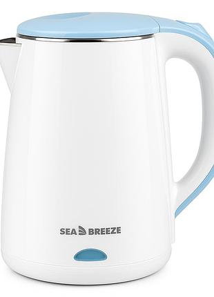 Электрочайник seabreeze sb-017 1.8 л 1500 вт стильный электрический чайник, чайник електро
