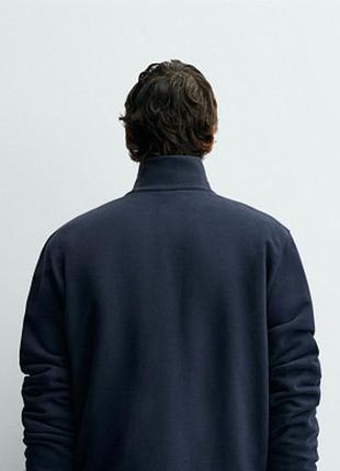 Кофта на молнии zara 19852 blue 7