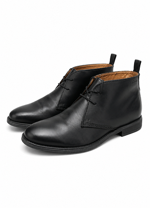 Мужские кожаные ботинки clarks размер 40,5-41 (25,5-26 см)