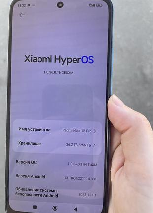 Xiaomi redmi note 12 pro 8/256gb ice blue 4