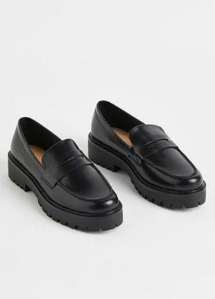 Лофери 41р h&m кожа