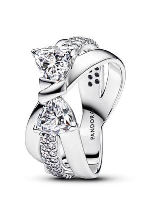 Каблучка pandora "іскристий бант" 193553c01