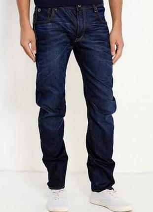 Мужские джинсы g-star raw 3d ark slim , размер 40/36 , тёмно-синие , оригинал вьетнам .
