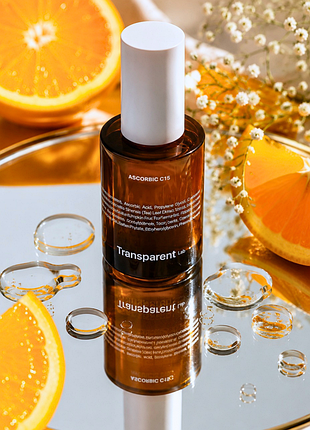 Transparent lab ascorbic c15 активная формула из 15 % чистого витамина с 5% глутатиона