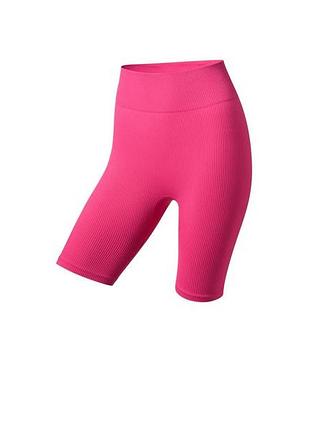 Шорти спортивні велосипедки для жінки crivit lycra® 473247 m рожевий