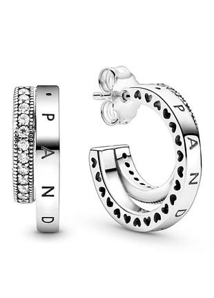 Серьги pandora 299056c01