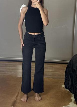 Джинси чорні zara