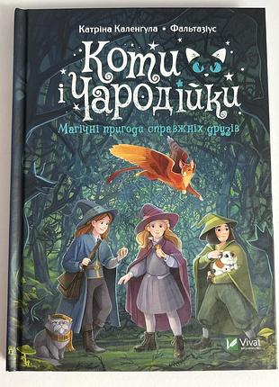 Книга «коти і чародійки» — катріна каленґула (видавництво vivat)