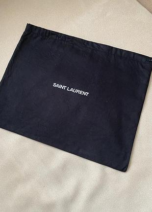 Фірмовий подвійний бавовняний пильник saint laurent 28,5×36 см