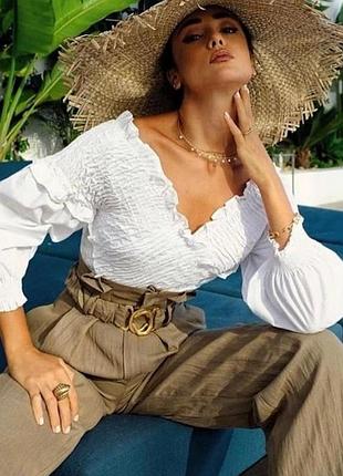 Классный белый хлопковый топ блуза с открытыми плечами zara
🌞🌞🌞🌞🌞🌞🌞🌞🌞🌞🌞