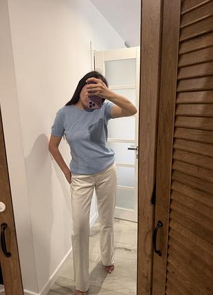 Брюки прями льон max mara