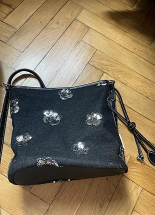 Сумка з паєтками