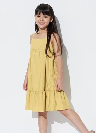 Нове плаття з льону uniqlo на 6 років