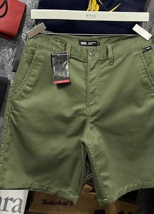Шорти чоловічі vans authentic chino зелений m